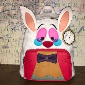 Alice and wonderland rabbit backpack